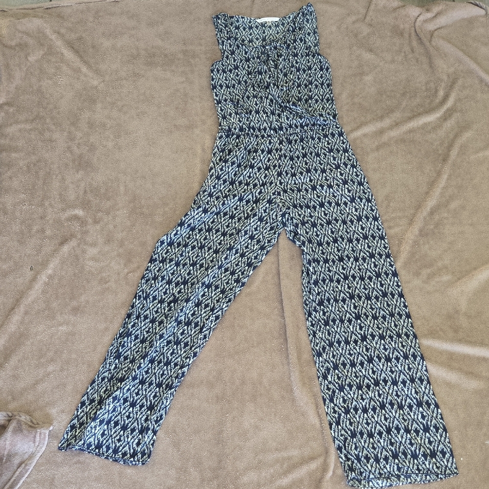 Max Studio Patterned Jumpsuit-Medium - image 1